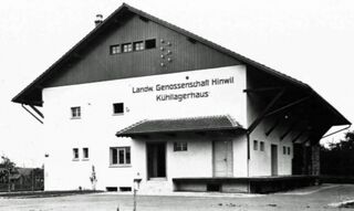 Untere Bahnhofstrasse 26, 1945 Kühlhaus wird eingebaut