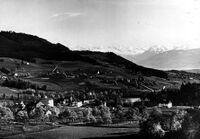 Girenbad vom Schofrain aus, um 1935