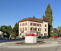 Schättikreisel und Villa Schätti, September 2024