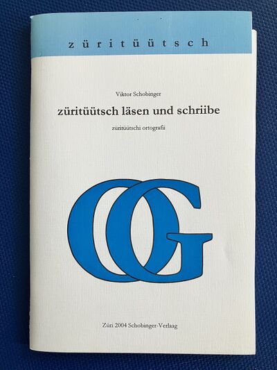Foto des Mediums (Einband) von „züritüütsch läsen und schriibe“