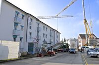 Alte Zihlstrasse 9/11, Block-Eingangsseite, 2016