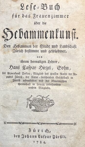 Datei:17840000 Hirzel Hebammenkunst Titel.jpeg