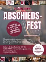 Einladung zum Abschiedsfest im Freihof, 2026