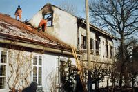 Sackstrasse 31, nach Brand 1991