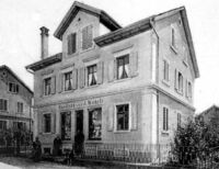 Bahnhofstrasse 5 Hinwil, Handlung J. Wehrli, ca. 1910