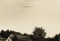 Zeppelin über Hinwil, 1930