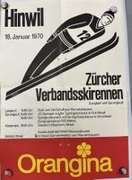 Plakat zum Verbandsskirennen in Wernetshausen, 1970