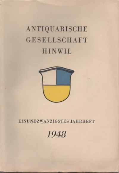 Foto des Mediums (Einband) von „1948 Einundzwanzigstes Jahrheft“