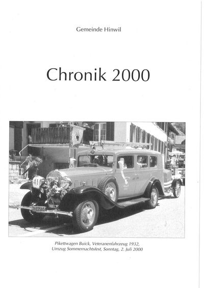 Foto des Mediums (Einband) von „2000 Jahreschronik Hinwil Kurzfassung“