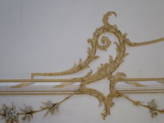 Stuckvolute in der reformierten Kirche