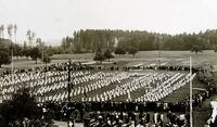 Verbandsturnfest Hinwil 1948, Aufmarsch