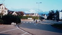 Einmündung von der Dürntenstrasse in die Bahnhofstrasse, 1999