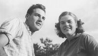 Albert Walder und Luise Kleeb, 1945 (im Jahr ihrer Heirat).