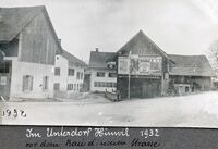 Unterdorf Hinwil 1932