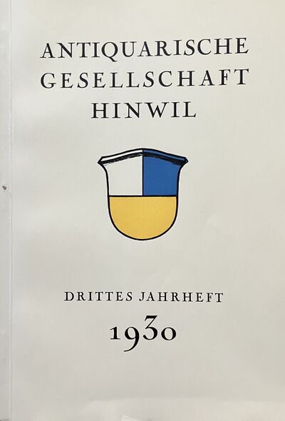 Foto des Mediums (Einband) von „1930 Drittes Jahrheft“