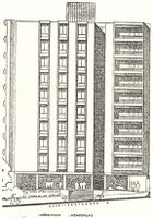 Hochhaus Weinhalde, Zeichnung 1968