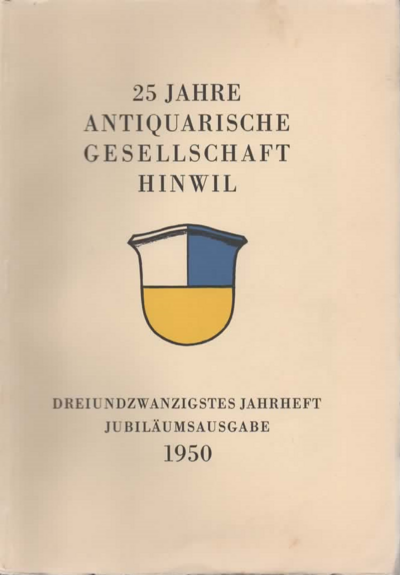 Foto des Mediums (Einband) von „1950 Dreiundzwanzigstes Jahrheft“