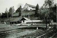 Gärtnerei Muggli mit Hanneli Muggli, 1945