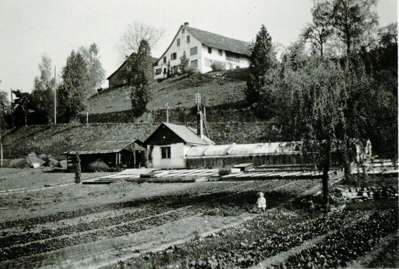 Datei:19450000 Gärtnerei Muggli mit Hanneli.jpg
