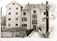 Bezirksgebäude, Nordseite, um 1950