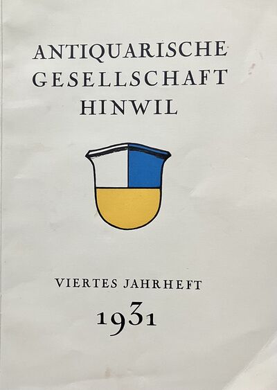 Foto des Mediums (Einband) von „1931 Achtes Jahrheft“