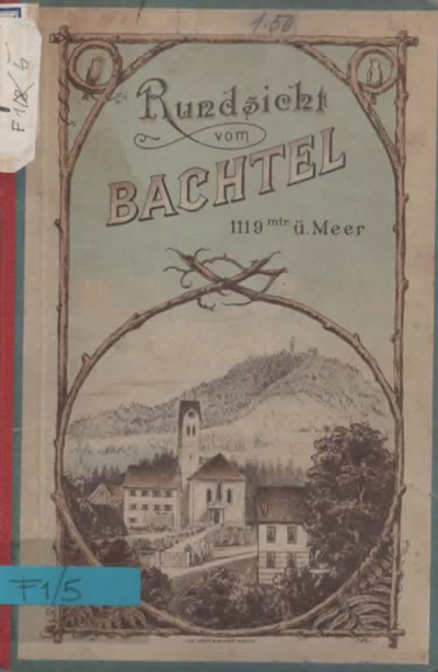 Foto des Mediums (Einband) von „Rundsicht vom Bachtel“