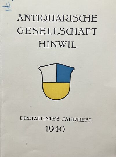 Foto des Mediums (Einband) von „1940 Dreizehntes Jahrheft“