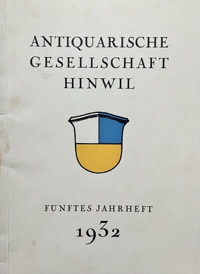 Foto des Mediums (Einband) von „1932 Fünftes Jahrheft“