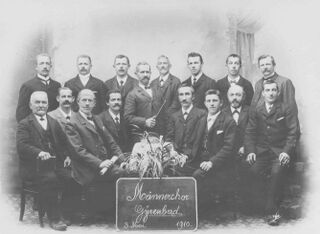 Männerchor Gyrenbad, 1910