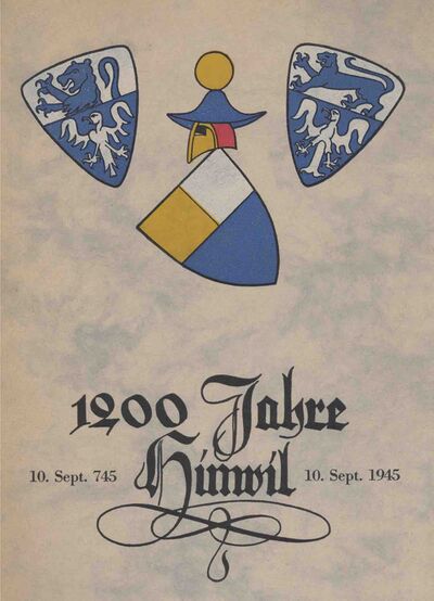 Foto des Mediums (Einband) von „1200 Jahre Hinwil, Aus der Frühzeit der Gemeinde Hinwil“