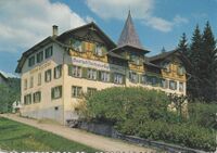 Ansichtskarte des Gasthauses Girenbad, ca. 1960