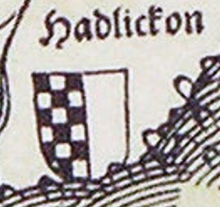 Wappen von Hadlikon, Ausschnitt aus der Murerkarte von 1566