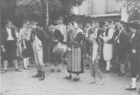 Freilichtspiele 1946 Ehepaar Honegger