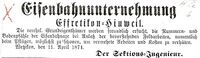 Inserat von 1874