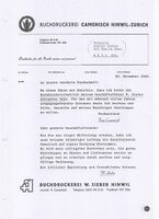 Nachfolge Buchdruckerei Camenisch, 1946