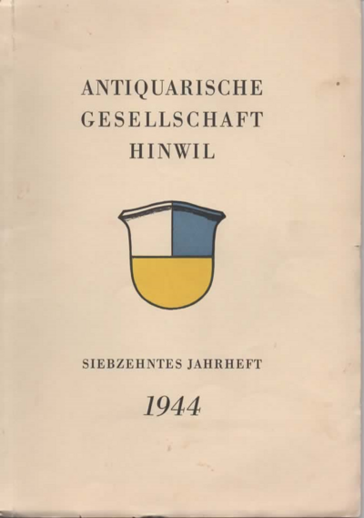 Foto des Mediums (Einband) von „1944 Siebzehntes Jahrheft“