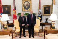 BR Ueli Maurer und US-Präsident Donald Trump im Weissen Haus