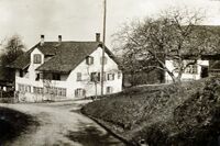Eggstrasse 9–13 und Schaugenstrasse 1 (rechts), Langmatt,  undatiert