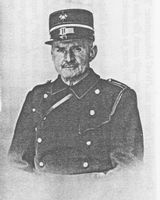 Henri Feuer-Bodmer (1880–1961) als Feuerwehrkommandant