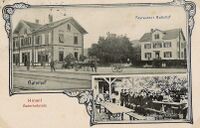 Bahnhofplatz Hinwil, 1913