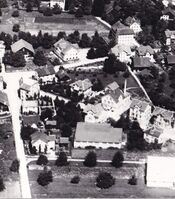 Blick auf die damalige Verzweigung Dürtner-/Bachtelstrasse, ca. 1920