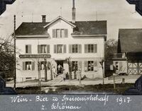 Dürntnerstrasse 80 Hinwil Restaurant Schönau 1917