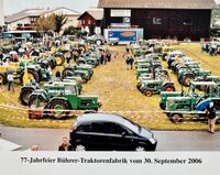 77-Jahrfeier bei der Traktorenfabrik Bührer vom 30. September 2006