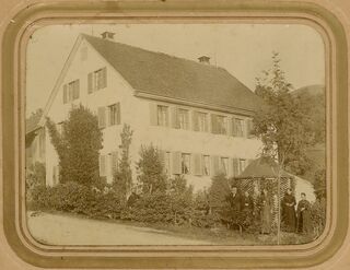 Bachtelstrasse 66, Familie Suter, um 1885