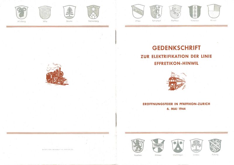 Datei:19440506 Gedenkschrift Elektrifikation Effretikon–Hinwil Umschlag.jpg