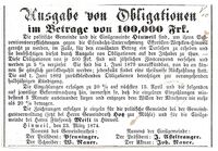 Inserat von 1874