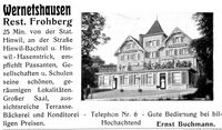 Inserat von 1913