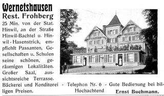 Inserat von 1913