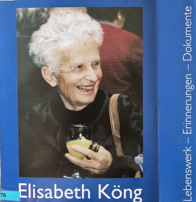 Foto des Mediums (Einband) von „Elisabeth Köng“