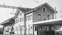 Bahnhof Hinwil 1984